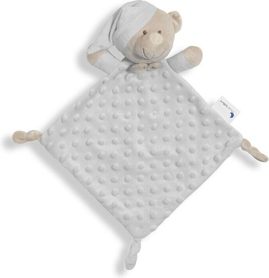 Interbaby Decke Wickeltücher für Kinderzimmer Bear Gray mit Tierchen 80x110cm 2Stück