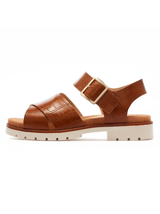 Clarks Crossover Women's Sandals Tabac Brown