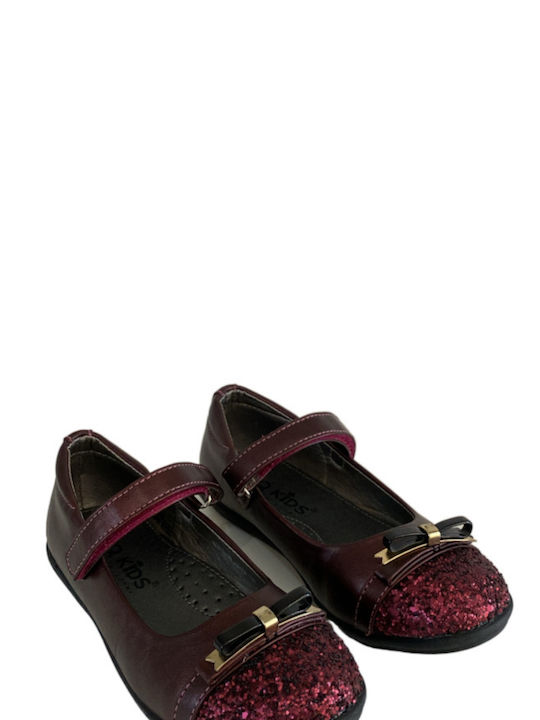 IQ Shoes Kids Ballerinas Burgundy