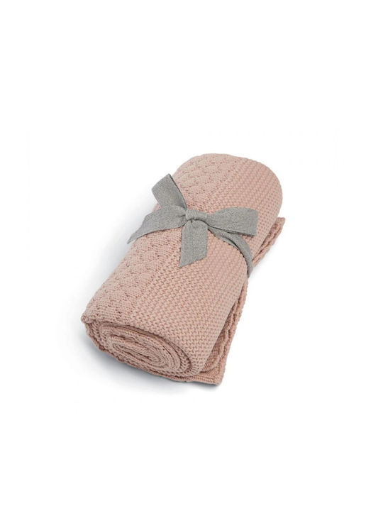 Mamas & Papas Blanket Nursery Swaddling Blankets Knitted Pink 70x90cm