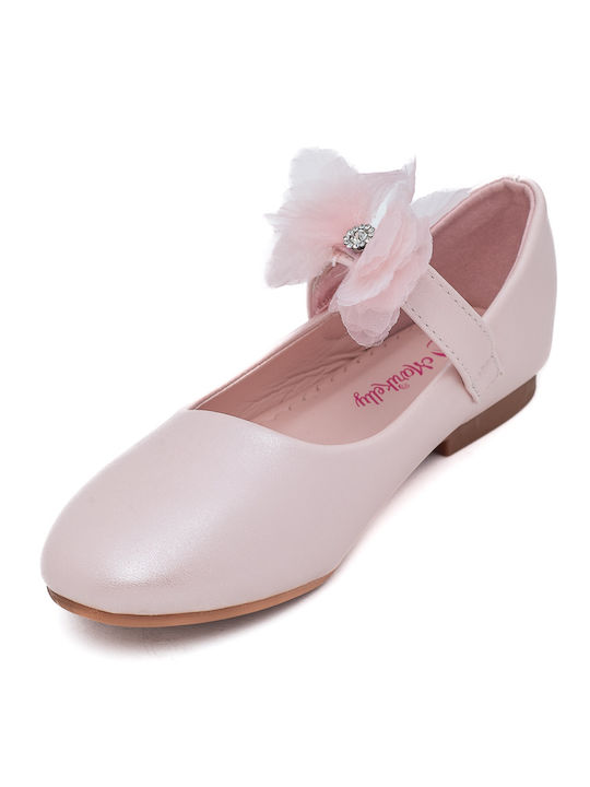 Kinder Pumps & Ballerinas mit Bügel- und Schleifenverschluss Rosa
