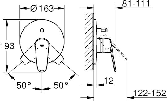 Grohe Eurodisc Cosmopolitan за душ кабина Grohe Eurodisc Cosmopolitan за душ кабина