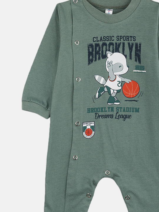Joyce Baby-Strampler Khaki