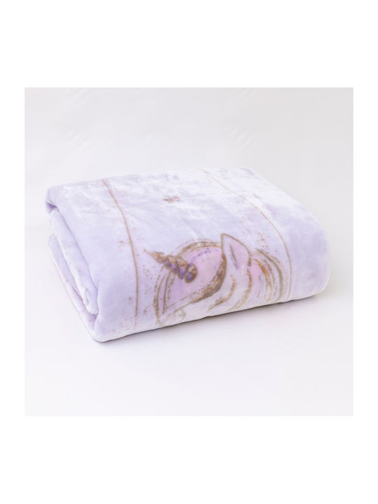 Borea Blanket Velvet Cloud Lilac 150x220cm