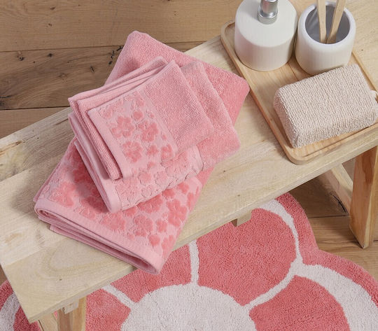 Nef-Nef Homeware Πετσέτα Προσώπου Sierra 50x90εκ. Sierra Rose Βάρους 500gr/m²