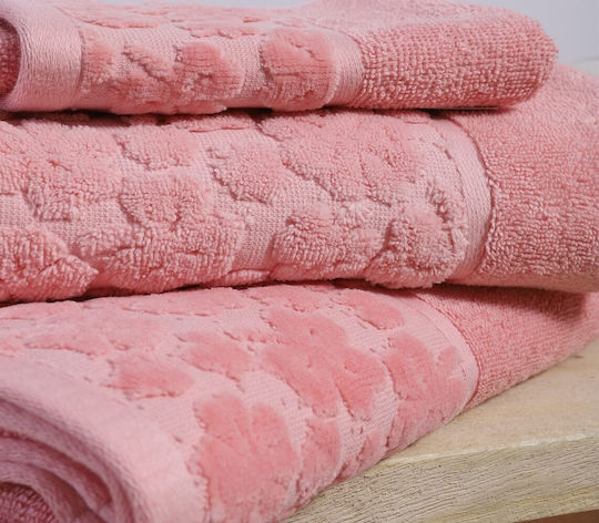 Nef-Nef Homeware Hand Towel Sierra 30x50cm Sierra Rose Weight 500gr/m²
