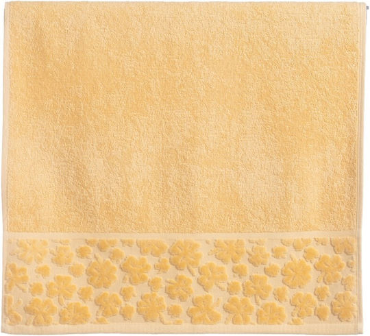 Nef-Nef Homeware Πετσέτα Προσώπου Sierra 50x90εκ. Honey Βάρους 500gr/m²