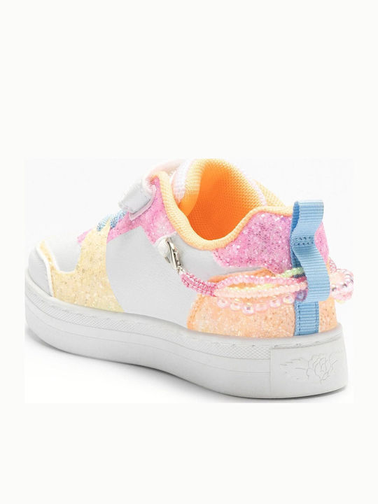 Kids Sneakers Anatomic with Scratch Bianco / Giallo