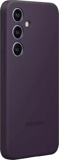 Samsung Umschlag Rückseite Silikon Lila (Galaxy S24+)