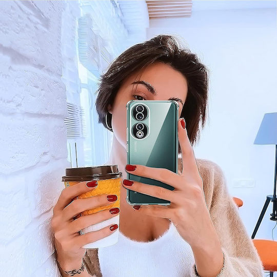 Techsuit Shockproof Clear Back Cover Σιλικόνης Διάφανο (Honor 90)