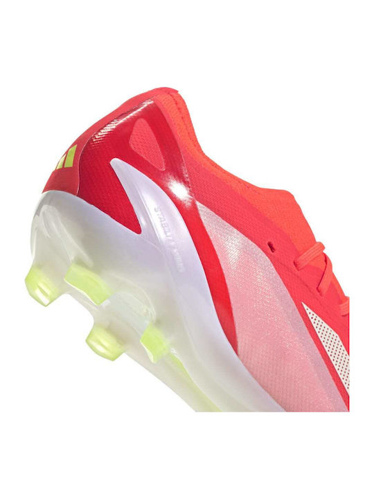 adidas X Crazyfast Elite Football Shoes with Cleats Solar Red / Cloud White / Team Solar Yellow 2