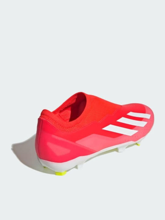 adidas X Crazyfast League Football Shoes with Cleats Solar Red / Cloud White / Team Solar Yellow 2