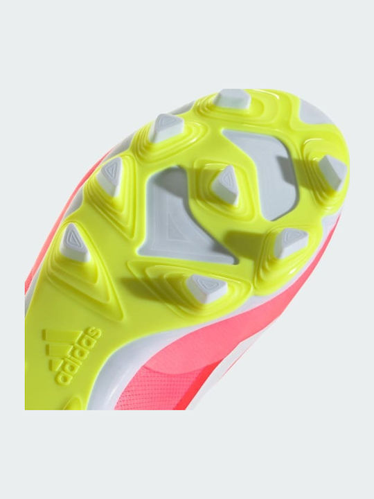 adidas X Crazyfast Club Football Shoes with Cleats Solar Red / Cloud White / Team Solar Yellow 2