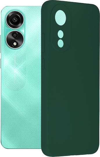 Techsuit Soft Edge Задна корица Силикон Водоустойчив Зелен (Oppo A78 4G)