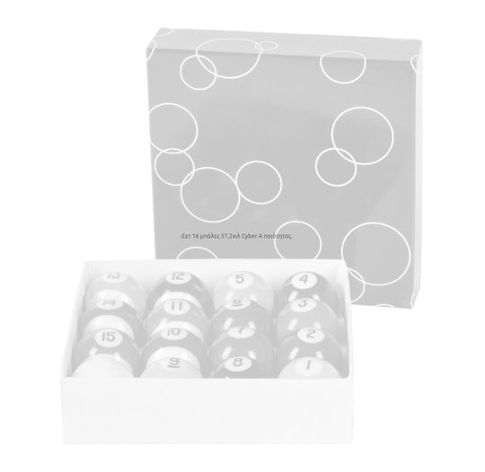 Nir Italia Cyber Billiard Balls Billiard Balls 57.2mm 16pcs 2243