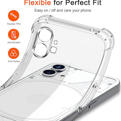 Techsuit Back Cover Silicone Transparent (Nothing Phone (1))