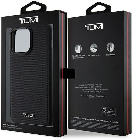 Tumi Back Cover Plastic Black (iPhone 15 Pro Max) TUHMP15XRBAK