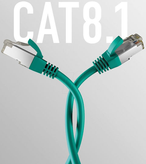 EFB S/FTP Cat.8.1 Καλώδιο Δικτύου Ethernet 1m Πράσινο