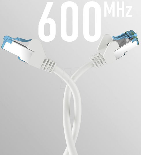 EFB U/UTP Cat.7 10Gbps Network Cable Ethernet 1m White