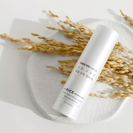 Thank You Farmer Rice Pure Aqua Multi Moisturizing Balm for Face & Lips with Ceramides 10gr