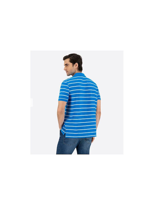 Nautica Men's Short Sleeve Blouse Polo BLUE