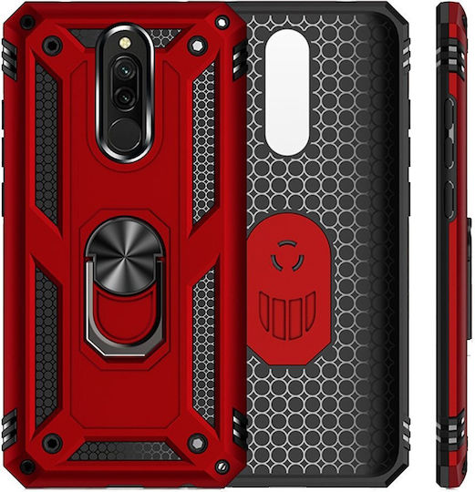Erbord Back Cover Μεταλλικό Κόκκινο (Redmi 8Honor 8A)
