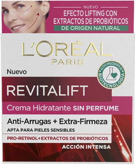 L'Oreal Paris Revitalift Creme de Fata de Zi cu SPF15 pentru Hidratare Anti-îmbătrânire și Tonifiere cu Retinol 50ml