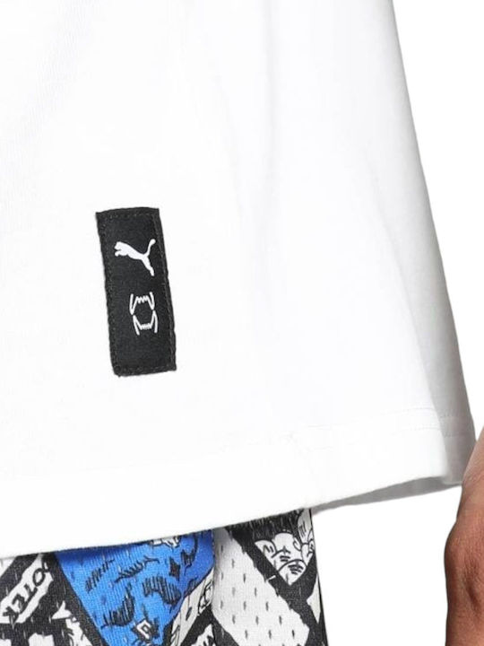 Hoops T-shirt Λευκό