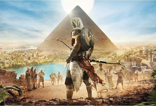 Assassins Creed Origins Bayek pe Pânză 80x50 cm