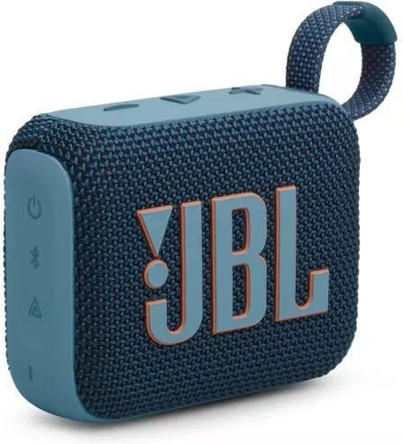 JBL Go 4 Waterproof Bluetooth Speaker 4.2W with Battery Life up to 7 hours Blue
