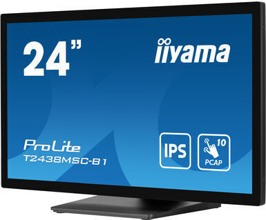 Iiyama Prolite T2438MSC-B1 IPS Touch Monitor 23.8" FHD 1920x1080 mit Reaktionszeit 5ms GTG