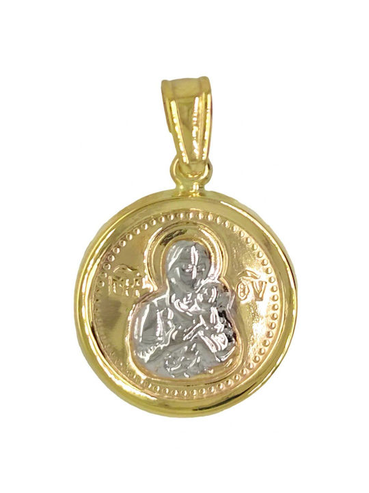 Mertzios.gr Charm Amulet Semnul zodiacal Balanță din Aur 9 K