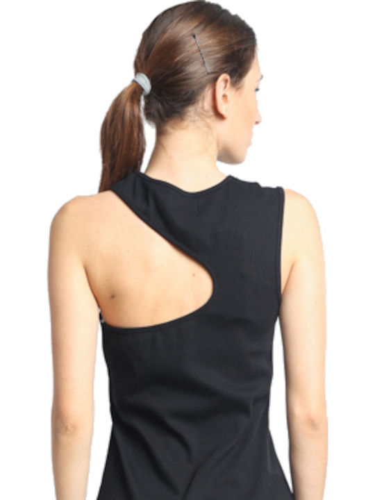 Sommer Midi Damenkleid Schwarz