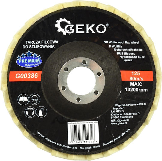Geko Disc Disc de șlefuire Aluminiu 125mm
