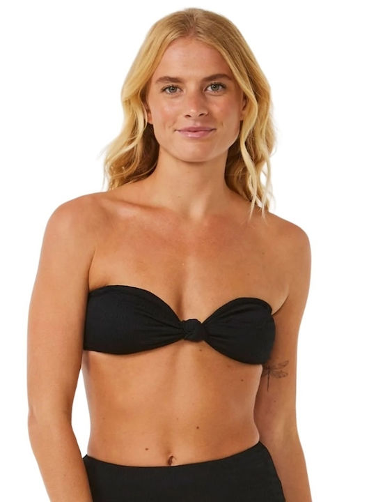 Strapless Bikini Top Μαύρο