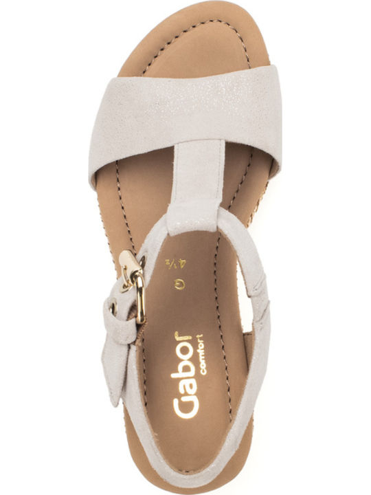 Anatomische Damenplattformen Beige