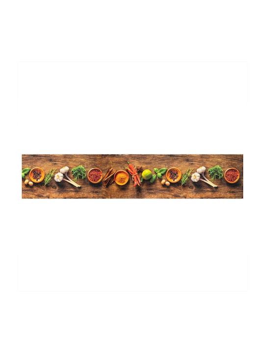 vidaXL Kitchen Mat Runner with Anti-slip Underlay Spices 60x300εκ.