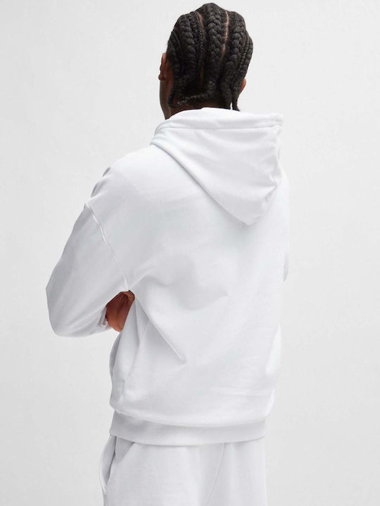 Hugo Boss Men's Sweatshirt with Hood White