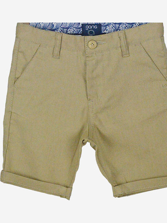 Kinder-Shorts/Bermudas Stoff KAMEL
