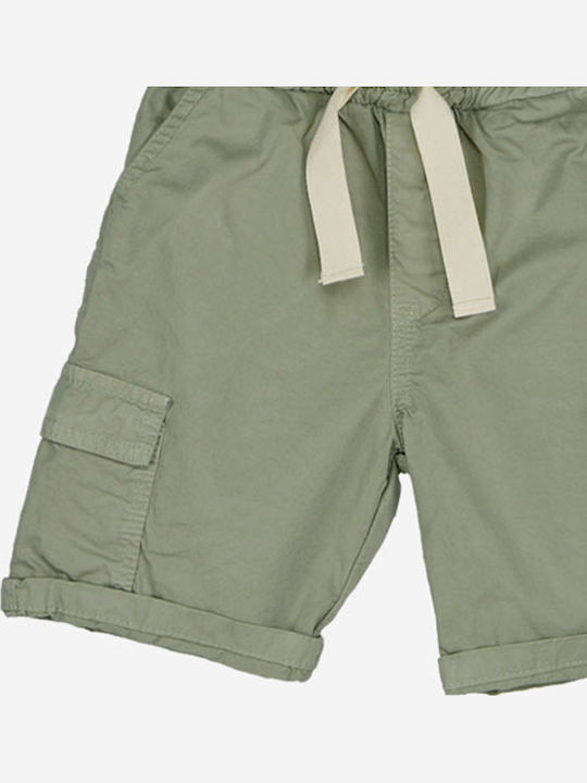 Kinder-Shorts/Bermudas Stoff Haki