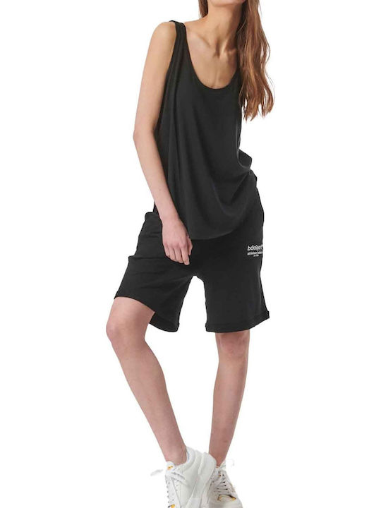 Women's Athletic Blouse Sleeveless Black