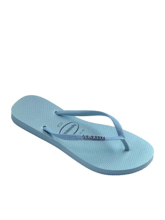 Havaianas Slim Men's Flip Flops Light Blue