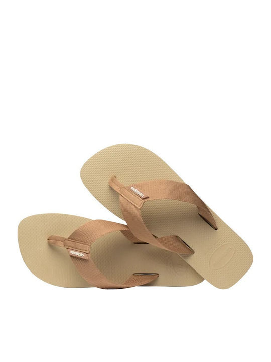 Urban Basic Men's Flip Flops Beige