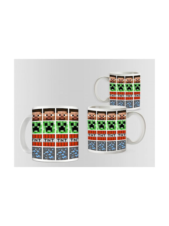 Minecraft Κούπα Κεραμική Πολύχρωμη 330ml 5947500001869