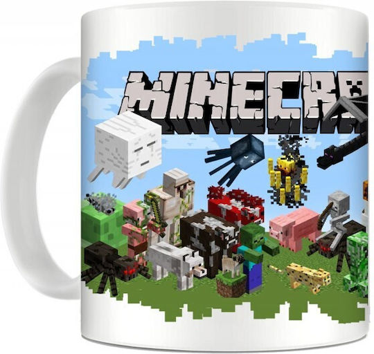 Minecraft Κούπα Κεραμική Πολύχρωμη 330ml 5947500001593