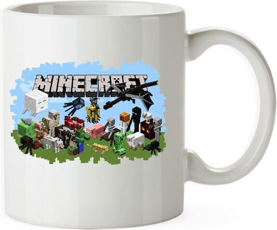 Minecraft Κούπα Κεραμική Πολύχρωμη 330ml 5947500001586