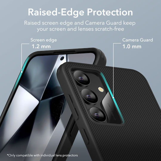 ESR Air Shield Boost Back Cover Plastic / Silicone 1.2mm Black (Galaxy S24+)