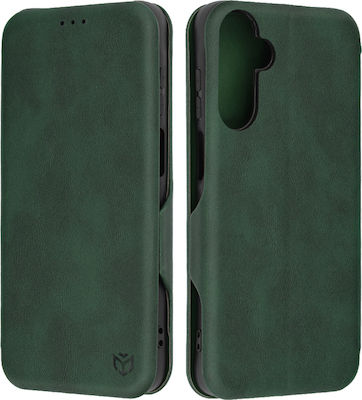 Techsuit Portofel Piele artificială / Silicon Magnetic Verde (Samsung Galaxy A15) KF2317363