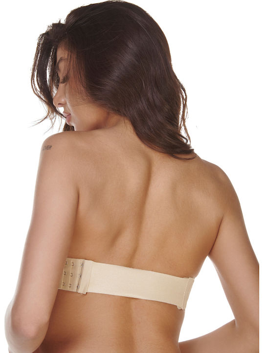 Push Up Strapless Bra Beige