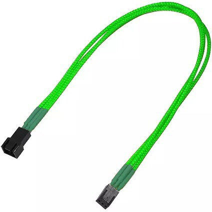 Καλώδιo Nanoxia 3-pin Extension 30 Cm Single Neon-green